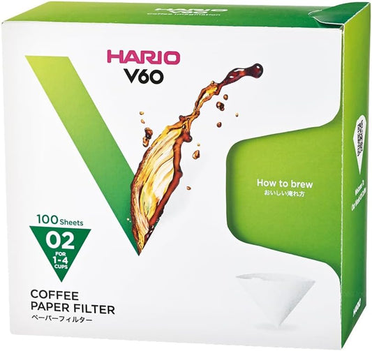 Hario Paper Filter White for 02 Dripper 40ct